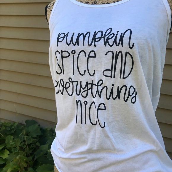 Pumpkin Spice & Everything Nice Flowy Tank - Picture 5 of 5